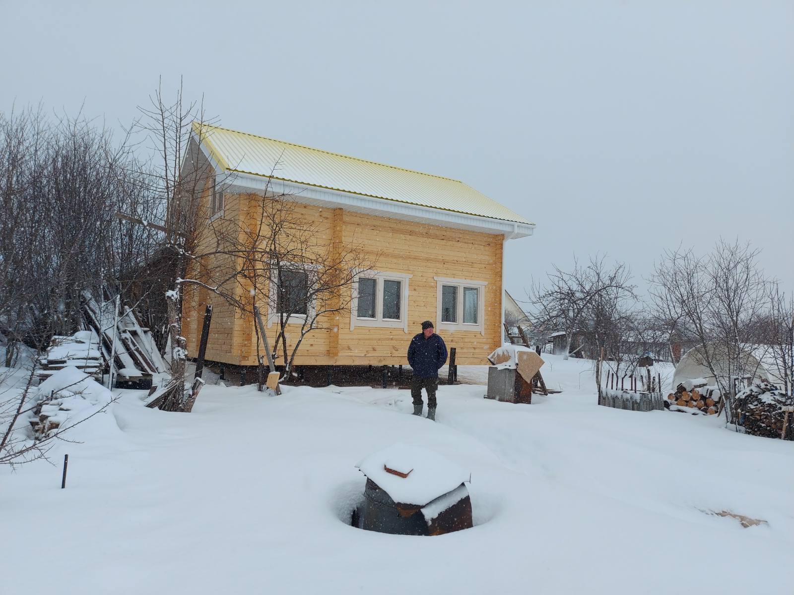 Красная горка, дом из профилированного бруса камерной сушки 145х145 мм
